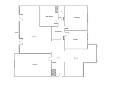 Appartement - 88 m² - 5 pièces