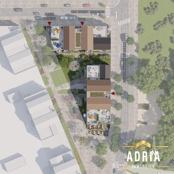 Appartement - 64 m² - 3 pièces