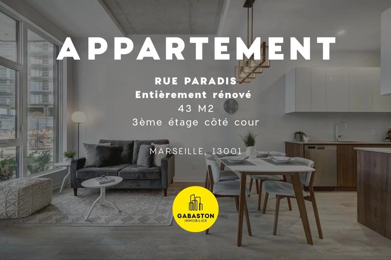Appartement - 43 m² - 2 pièces