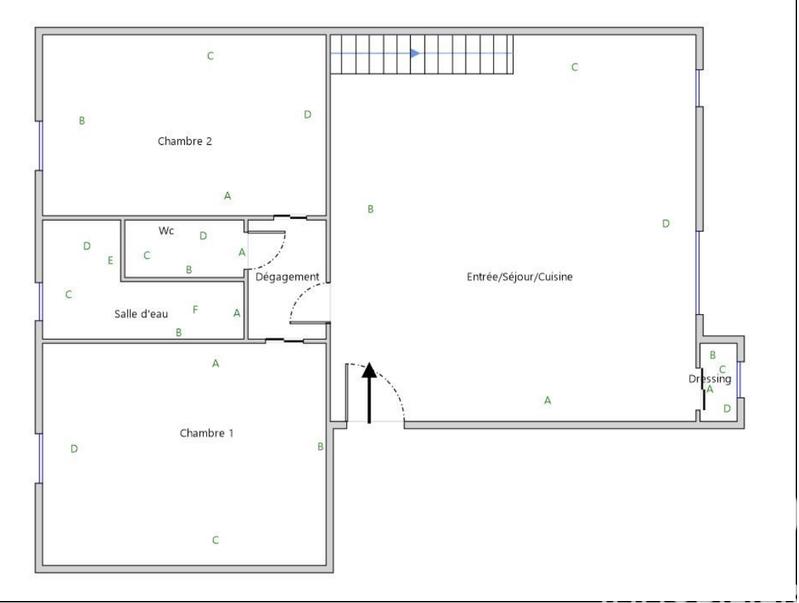 Duplex - 102 m² - 5 pièces