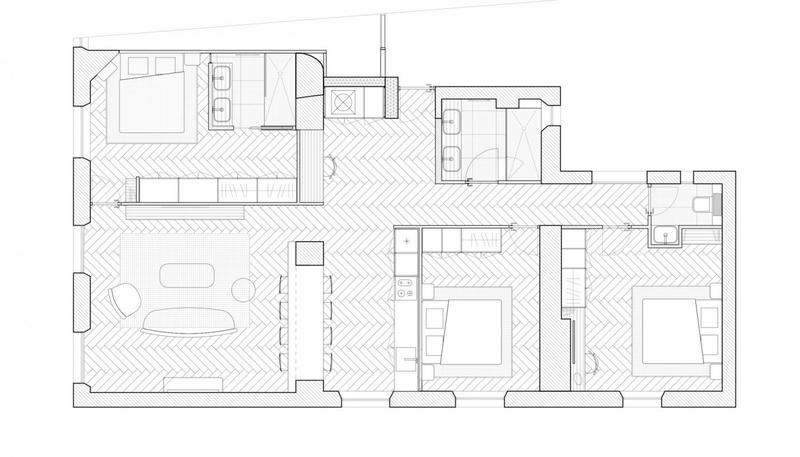 Appartement bourgeois - 110 m² - 4 pièces