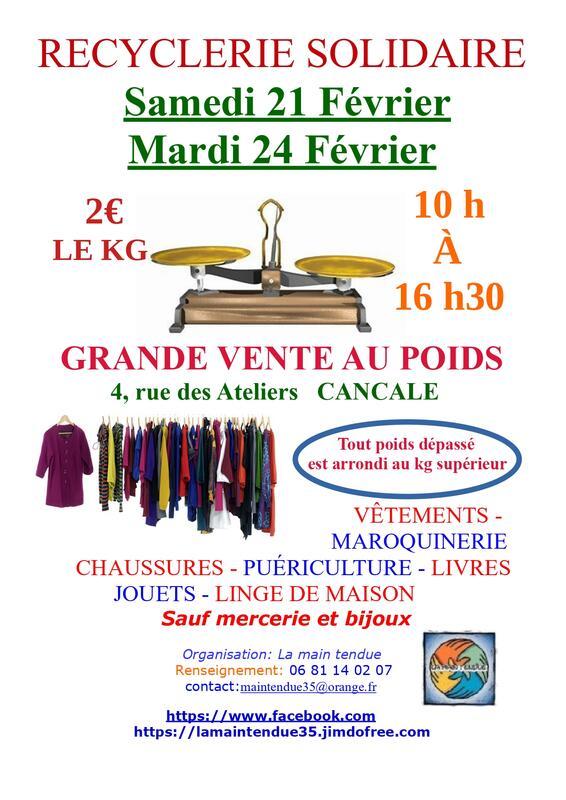 Grande vente aux poids