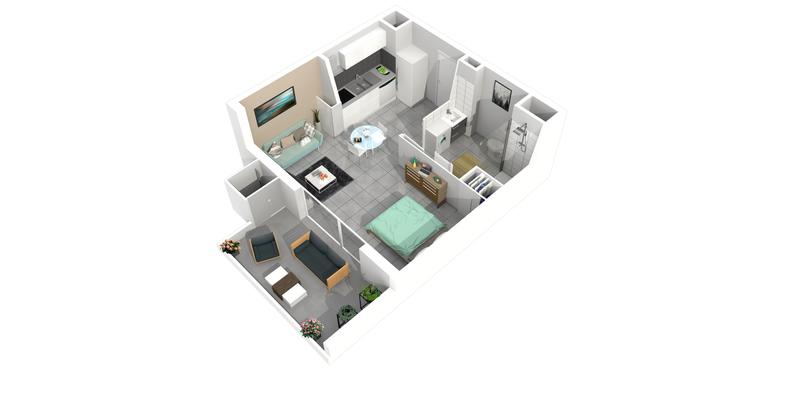 Appartement - 30 m² - 1 pièce