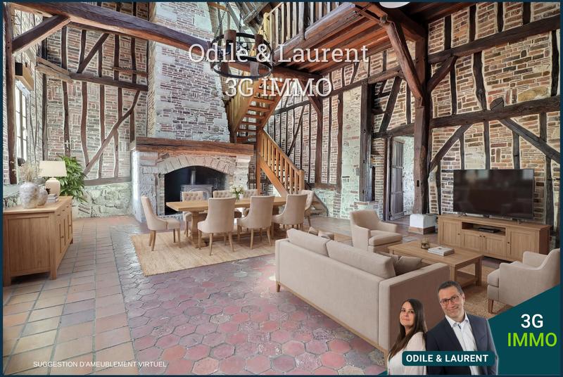 Maison ancienne - 222 m² - 9 pièces