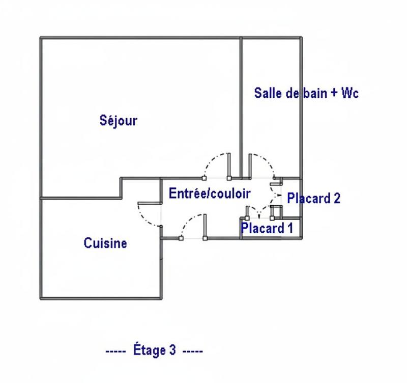 Appartement - 35 m² - 1 pièce