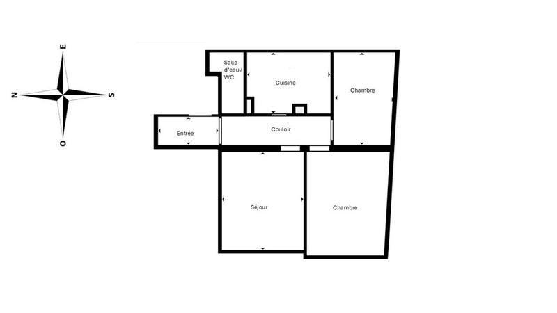 Appartement - 44 m² - 3 pièces