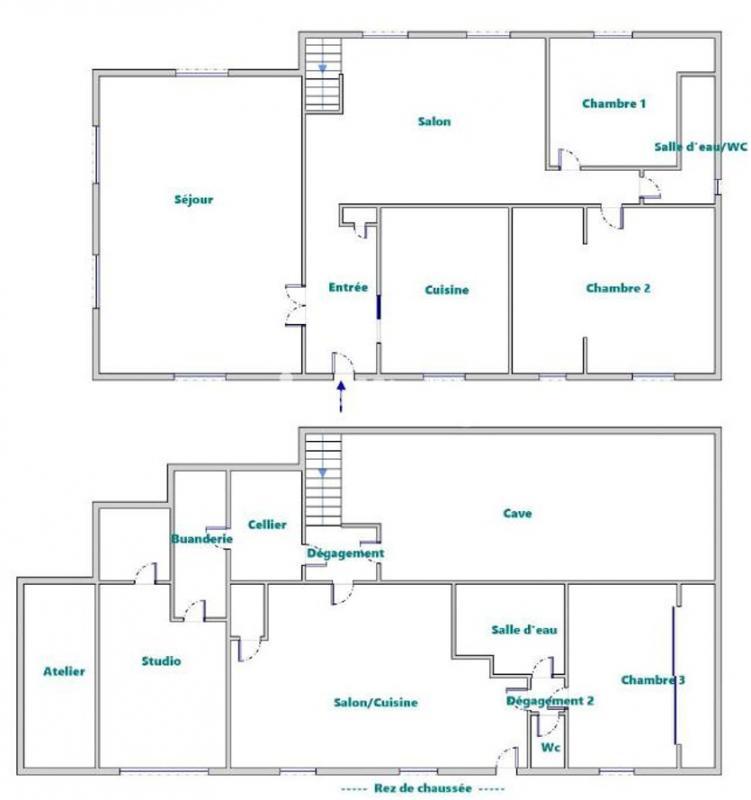 Maison - 202 m² - 7 pièces