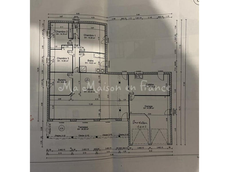 Maison - 153 m² - 7 pièces