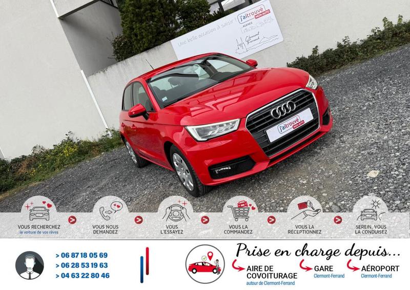 Audi A1 Sportback 1.0 Tfsi 12v 82cv 71 000Km*Véhicule Sous Garantie*Ct Révision Ok *100 Points de Contrôles*Pneus m+S*Sièges Semi-Cuir chauffant*Phares Bi-Xénon*Climatisation*Fixation Isofix*Autoradio Cd/Mp3 (+Commande aux volant) (2 Emplacement Carte Sd)