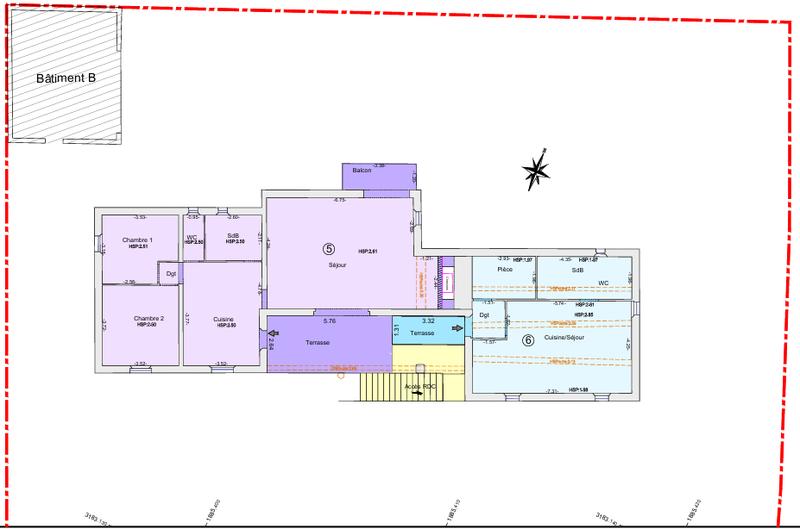 Appartement - 45 m² - 1 pièce