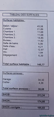 Terrain constructible - 1 415 m²