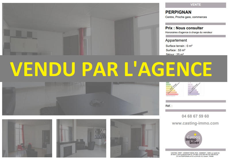 Appartement - 53 m² - 2 pièces