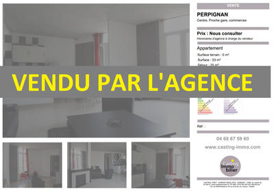 Appartement - 53 m² - 2 pièces