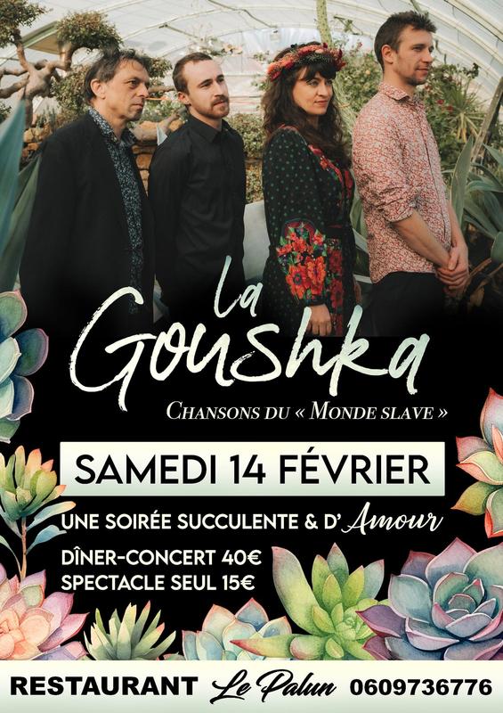 Soirée-concert au restaurant le Palun avec la Goushka