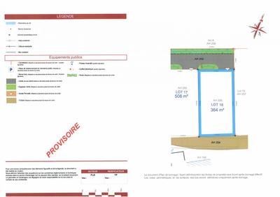 Terrain constructible - 364 m²