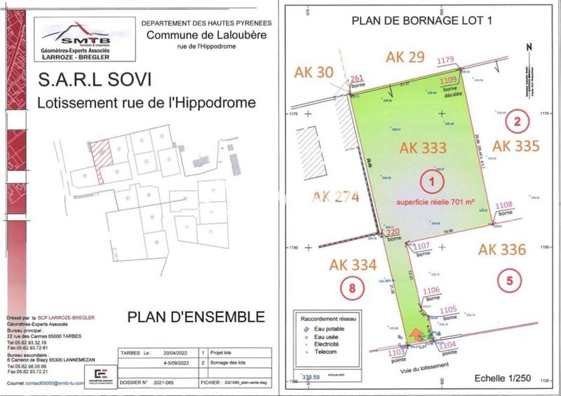 Terrain constructible - 523 m²