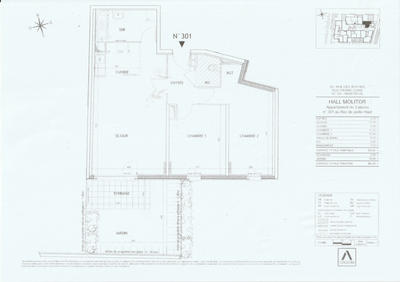 Appartement - 66 m² - 3 pièces