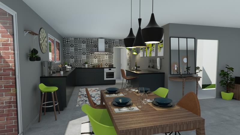 Maison - 90 m² - 4 pièces