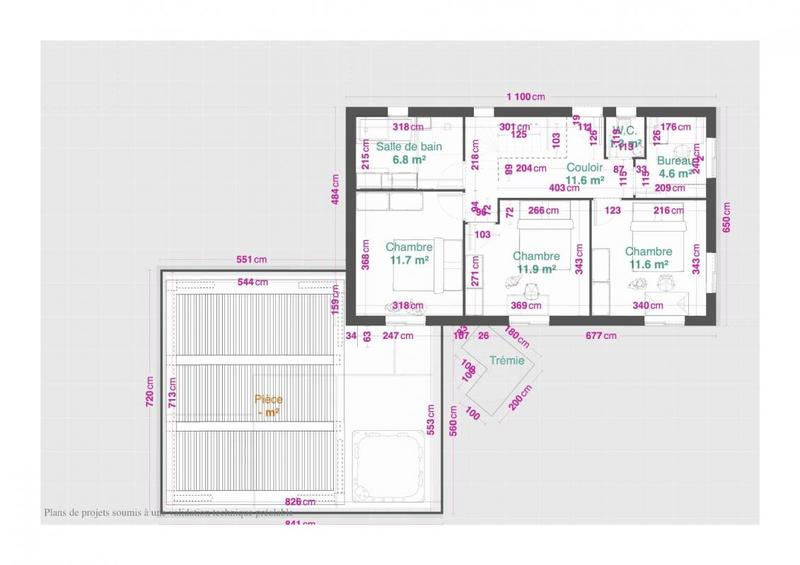 Terrain constructible - 1 100 m²