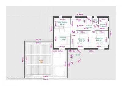 Terrain constructible - 1 100 m²