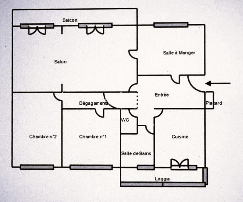 Appartement - 102 m² - 5 pièces