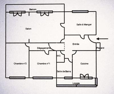 Appartement - 102 m² - 5 pièces