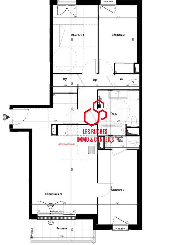 Appartement - 78 m² - 4 pièces