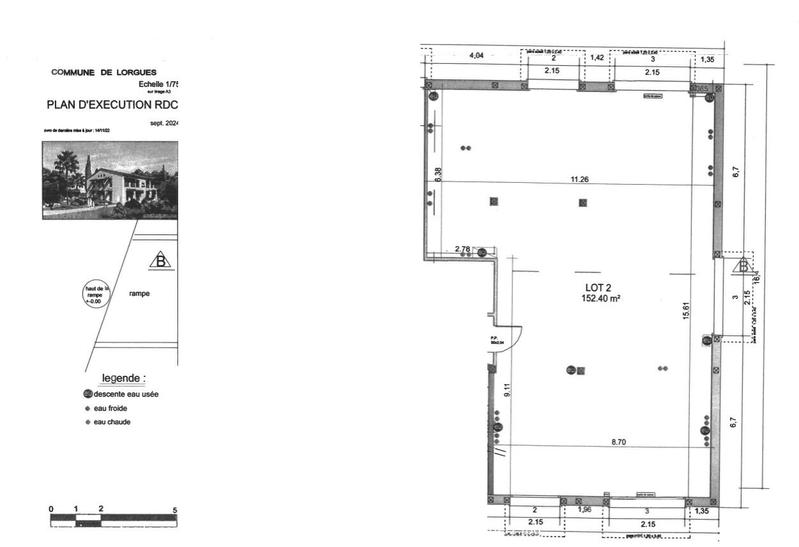 Local commercial - 152 m²
