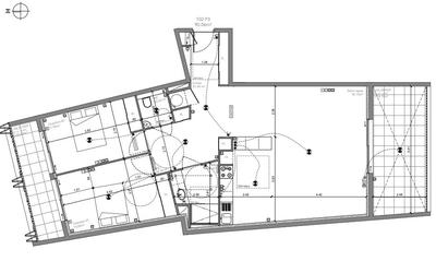 Appartement - 90 m² - 3 pièces
