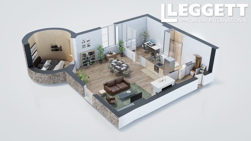 Appartement - 71 m² - 3 pièces