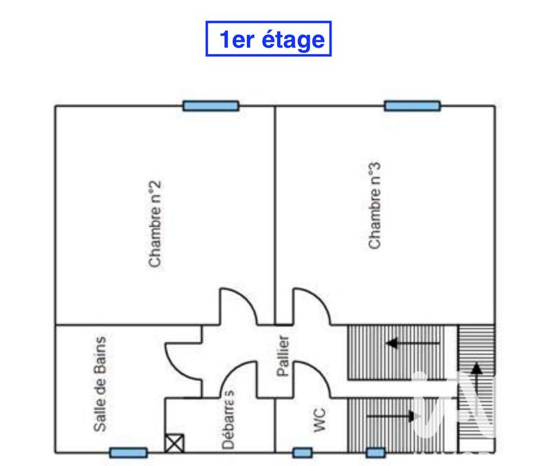 Maison - 80 m² - 4 pièces