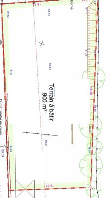Terrain - 900 m²