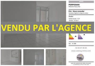 Appartement - 28 m² - 1 pièce