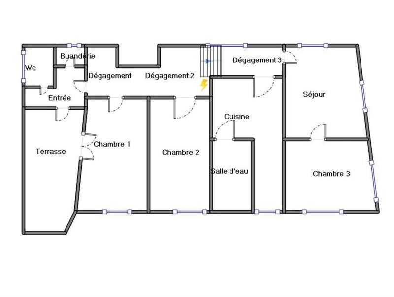 Appartement - 108 m² - 4 pièces