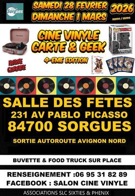 4ème salon ciné-vinyle carte et geek
