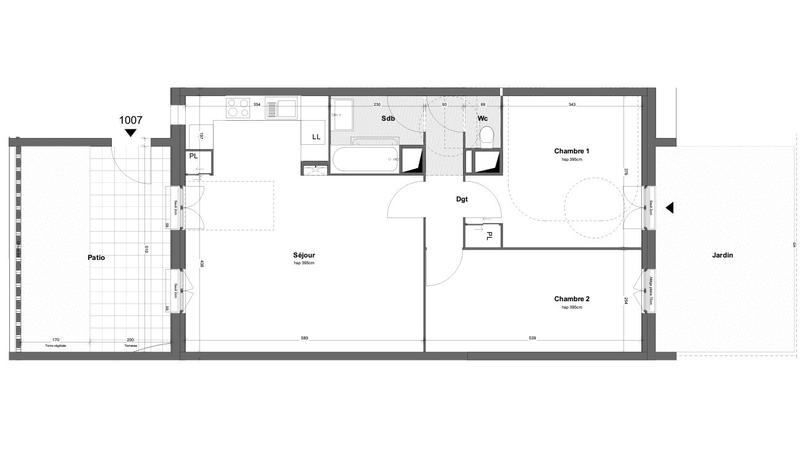 Appartement - 69 m² - 3 pièces