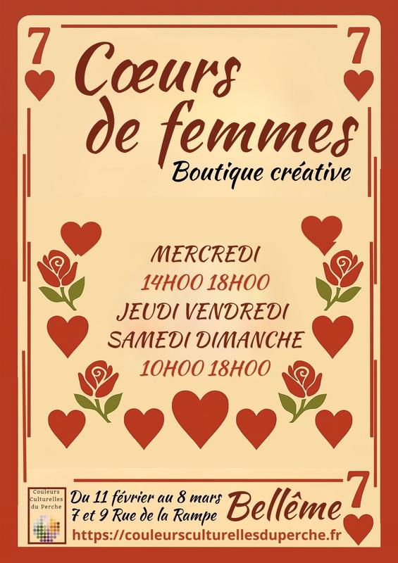 Boutique éphémère, 7 cœurs de femmes