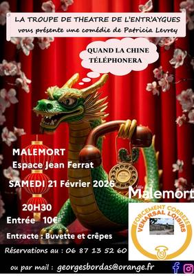 Théâtre : "Quand la Chine téléphonera"