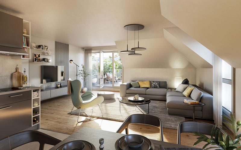 Appartement - 76 m² - 4 pièces