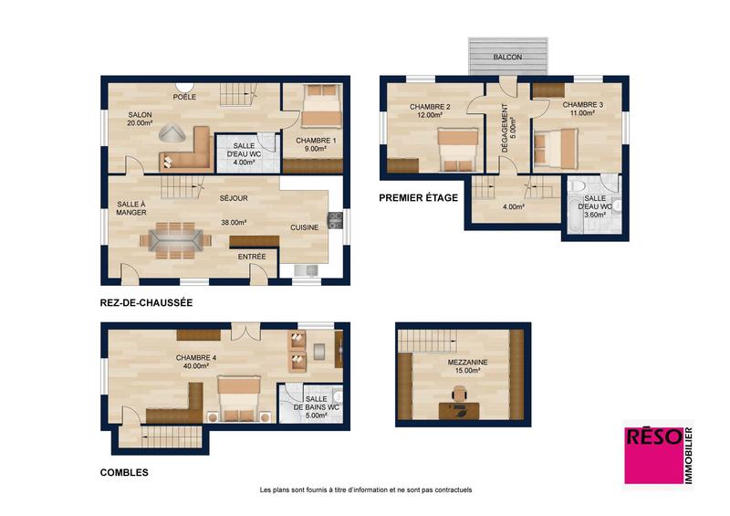 Maison - 160 m² - 5 pièces