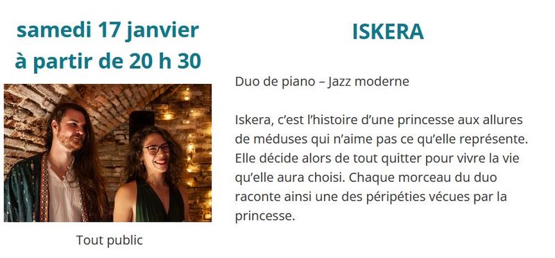 Concert au Caf'Causse d'Assier :  Iskera