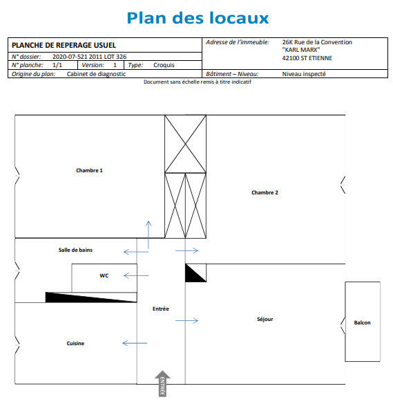Appartement - 56 m² - 3 pièces