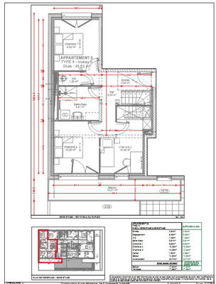 Appartement - 85 m² - 4 pièces