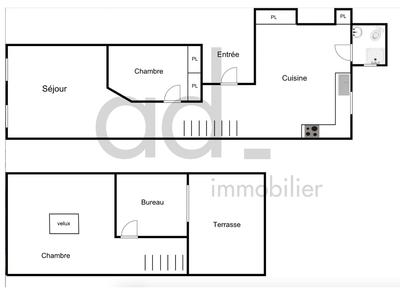 Appartement - 56 m² - 3 pièces