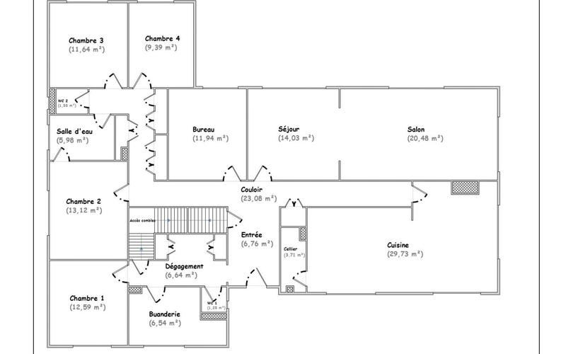 Maison - 234 m² - 7 pièces