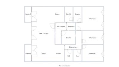 Appartement - 130 m² - 4 pièces