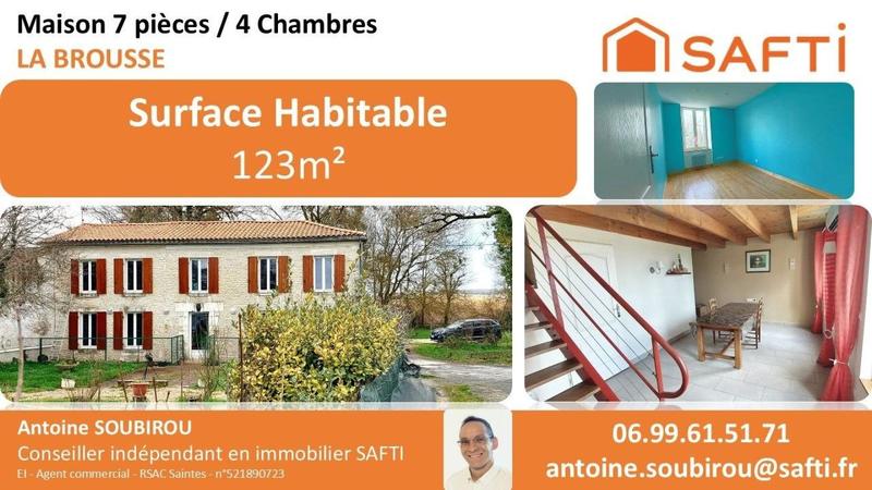 Maison - 123 m² - 7 pièces