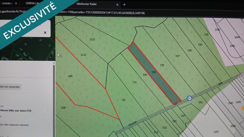 Terrain agricole - 2 550 m²