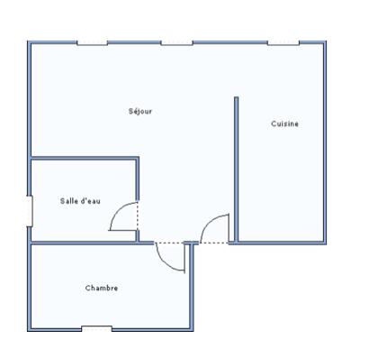 Appartement - 40 m² - 2 pièces