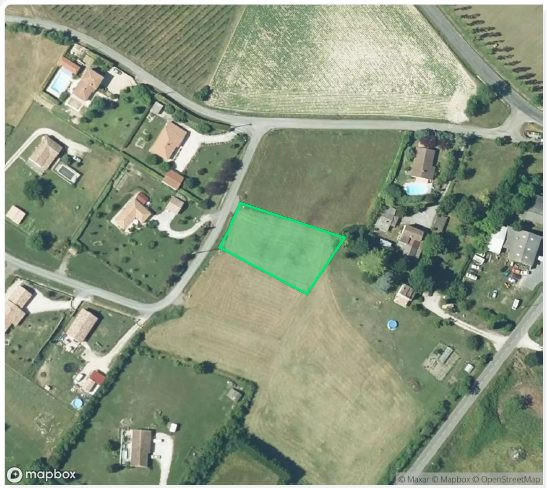 Terrain - 1 535 m²